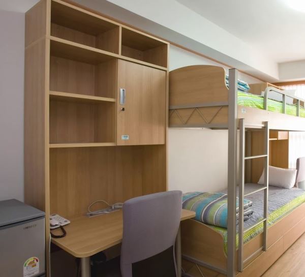 Tiện nghi của 1 phòng ký túc xá tại Đại học Công giáo Hàn Quốc